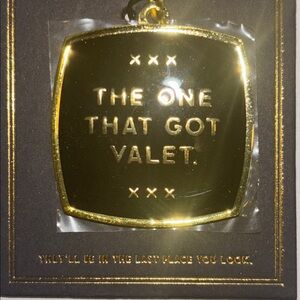EASY, Tiger "The one that got valet" Screw Clasp Keychain NWT